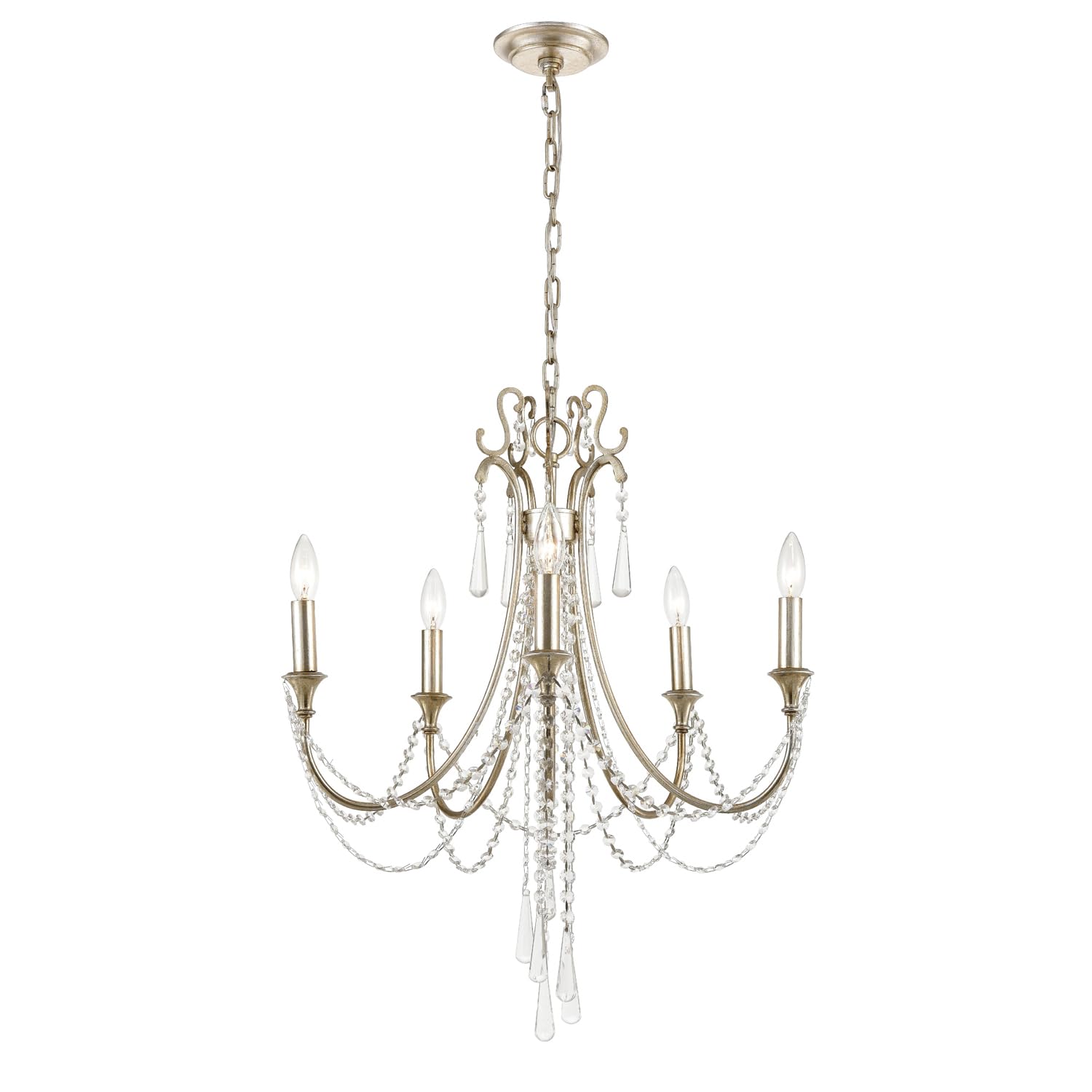 5-Light-Antique-Silver-Chandelier-1