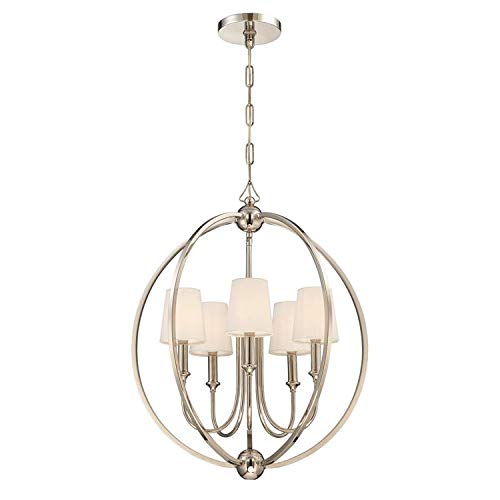 5-Light-Polished-Nickel-Chandelier-1