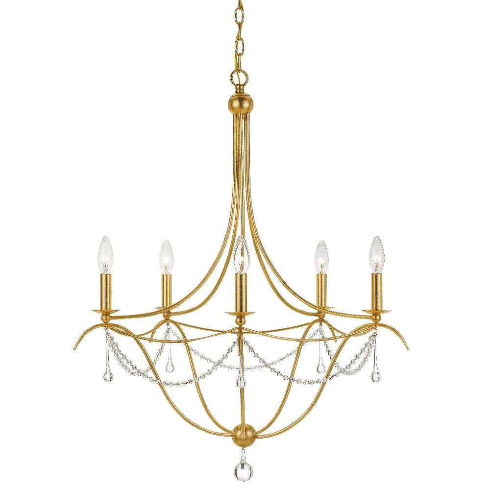 Crystal-Beads-Antique-Gold-Chandelier-1