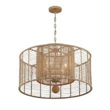 4-Light-Burnished-Silver-Chandelier-16