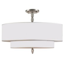 Drum-Shade-Satin-Nickel-Chandelier-19